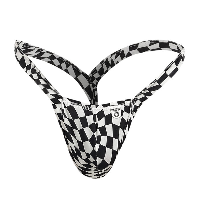 Male Basics Mob Y Buns Thong Checkers