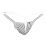 Male Basics Mob Y Buns Thong White Sheer