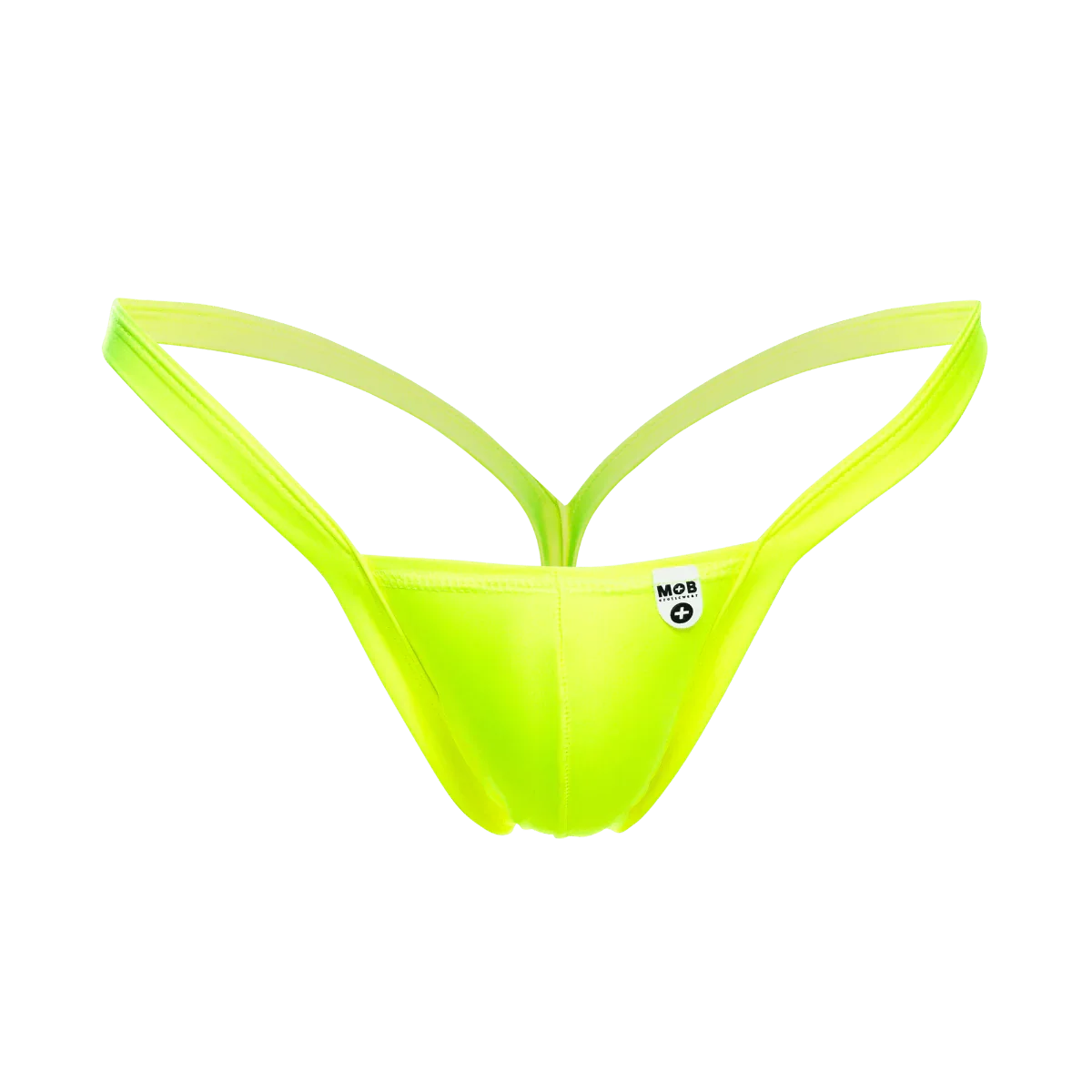 Male Basics Mob Y Buns Thong Neon Yellow