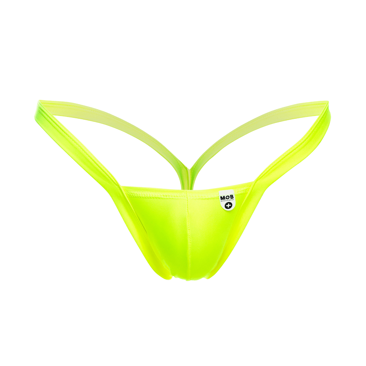 Male Basics Mob Y Buns Thong Neon Yellow