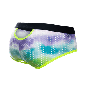 Male Basics MOB Men's Aero Brief Green Tye Dye