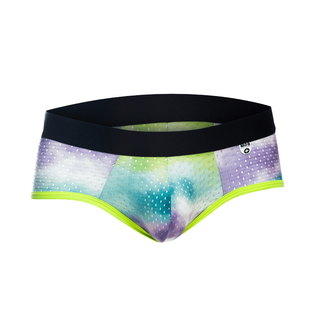 Male Basics MOB Men's Aero Brief Green Tye Dye