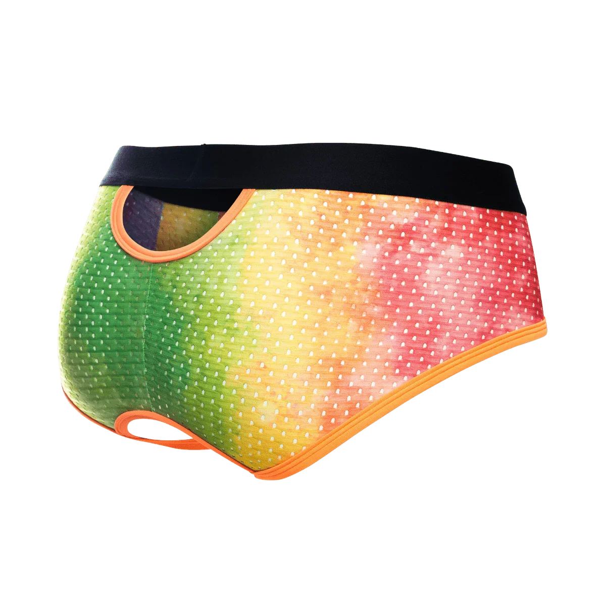 Male Basics MOB Men's Aero Brief Orange Tye Dye