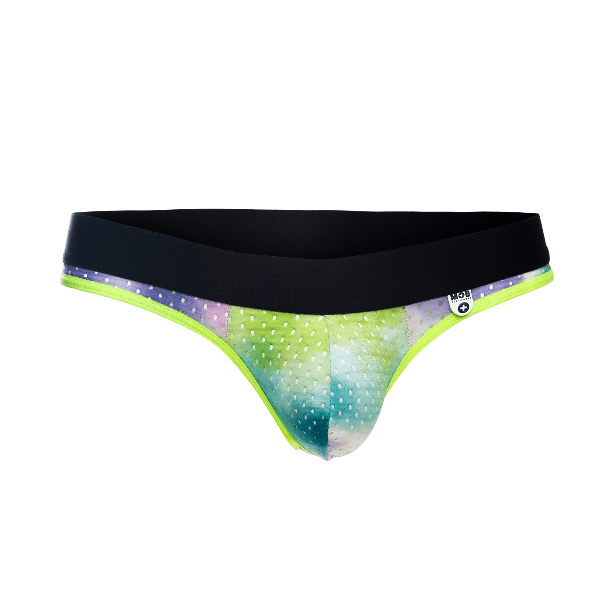 Male Basics MOB Men's Aero Jock Green Tie Dye