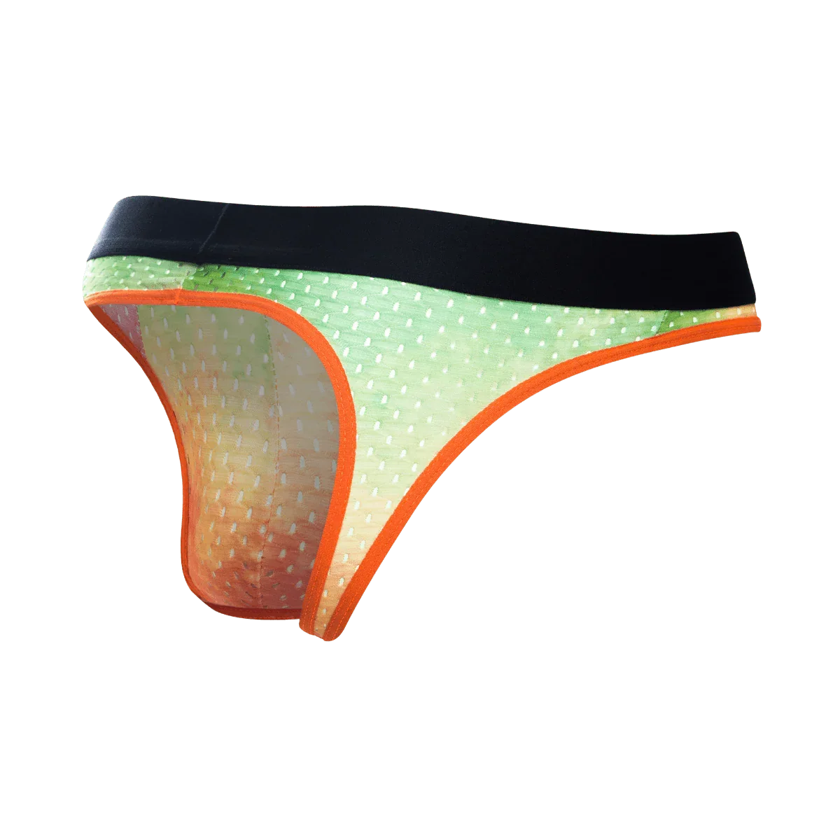 Male Basics MOB Men's Aero Jock Orange Tie Dye