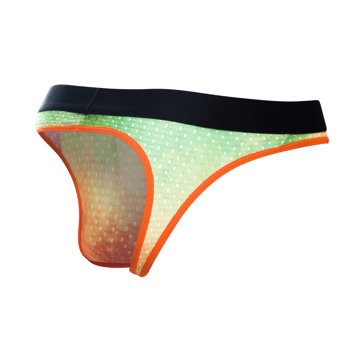 Male Basics MOB Men's Aero Jock Orange Tie Dye