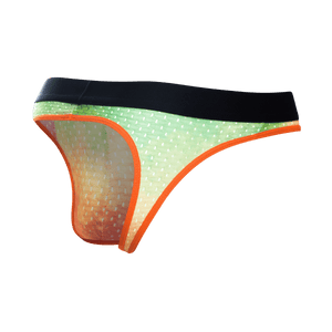 Male Basics MOB Men's Aero Jock Orange Tie Dye