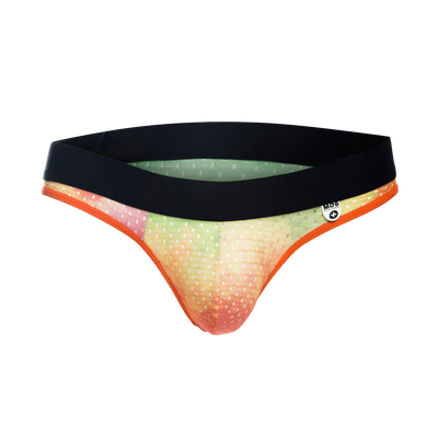Male Basics MOB Men's Aero Jock Orange Tie Dye