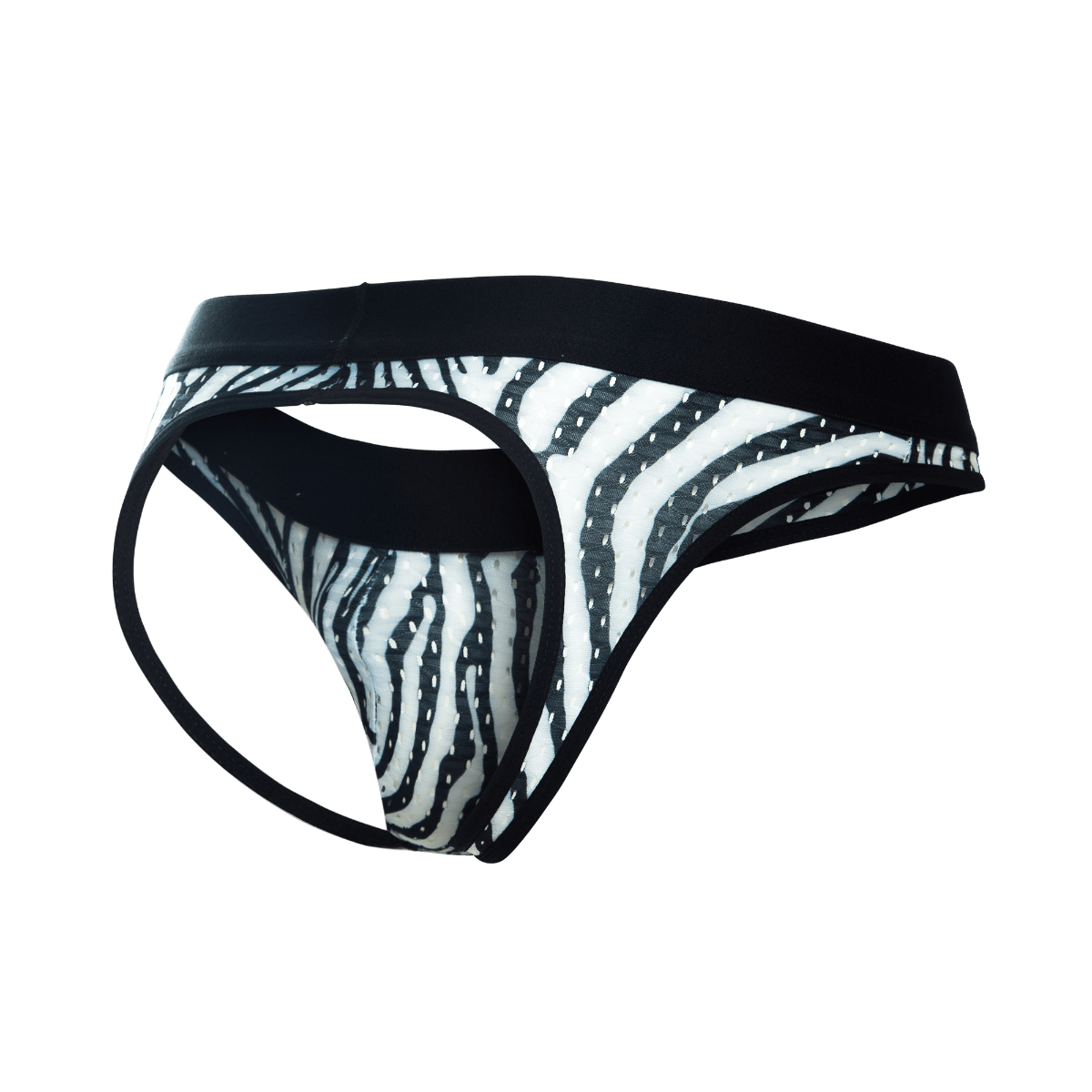 Male Basics MOB Men's Aero Jock Animal Print Zebra