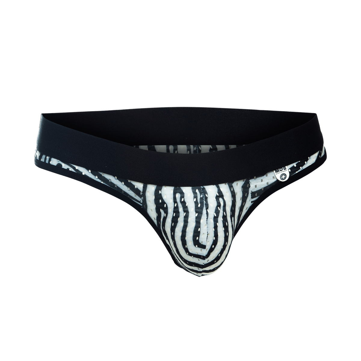 Male Basics MOB Men's Aero Jock Animal Print Zebra