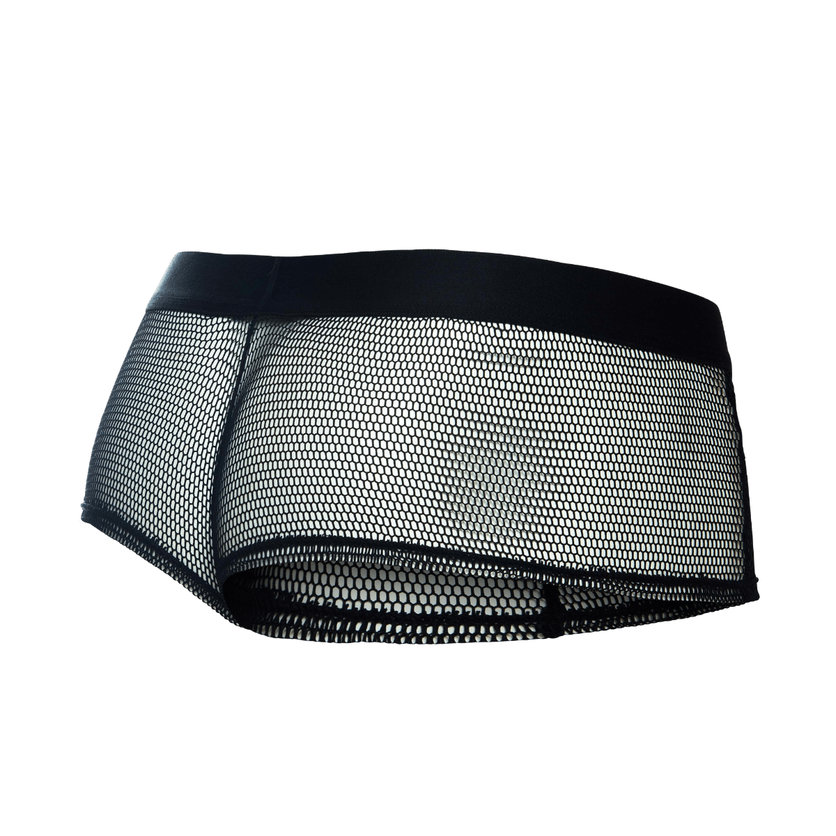 Male Basics MOB Men's Fishnet See Through Boxer Black