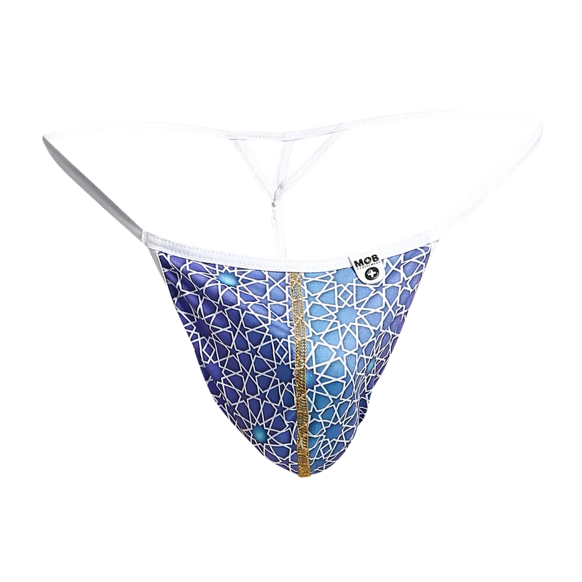 Male Basics MOB Men's Hipster T-Back Thong Print Mosiac