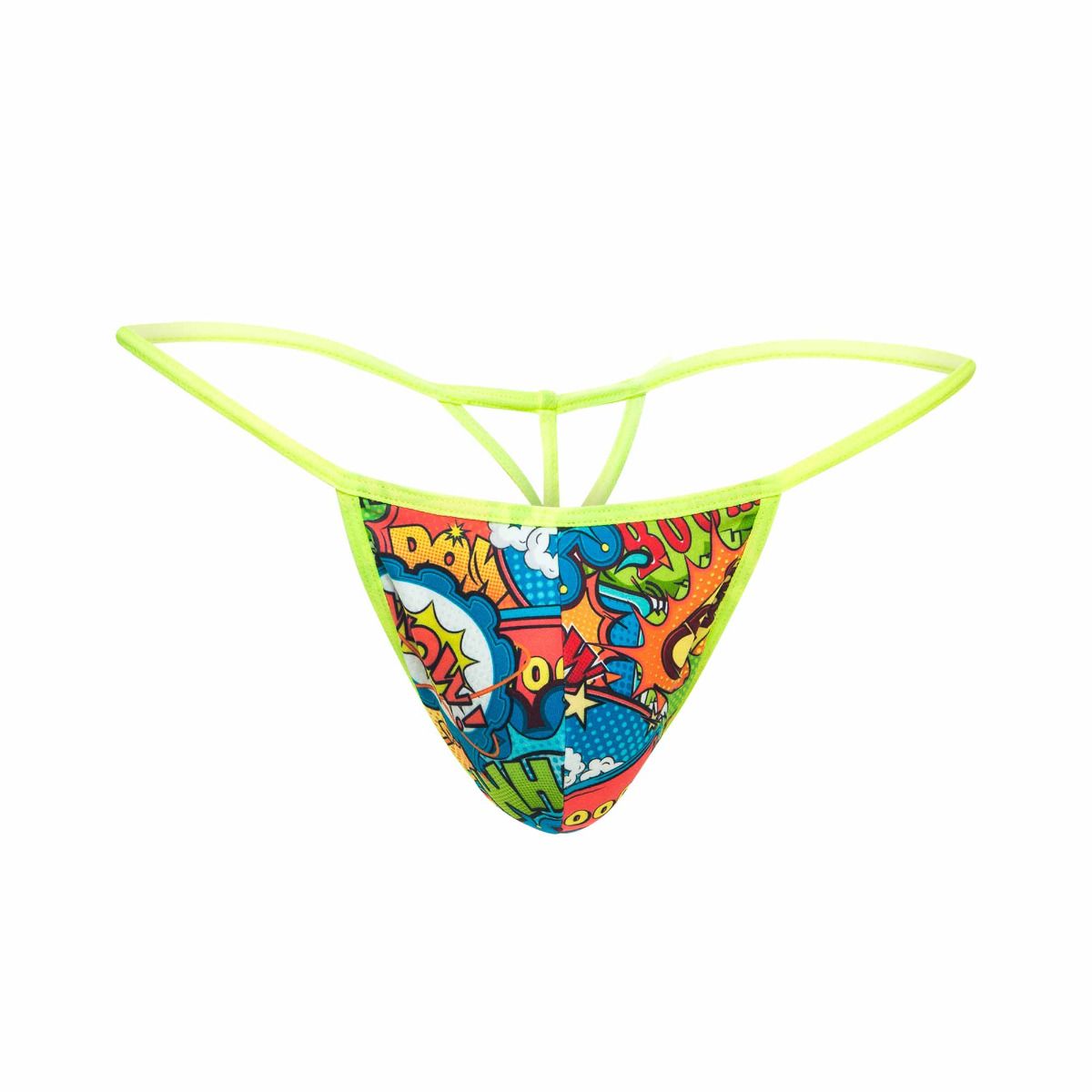 Male Basics MOB Men's Hipster T-Back Thong Print WOW