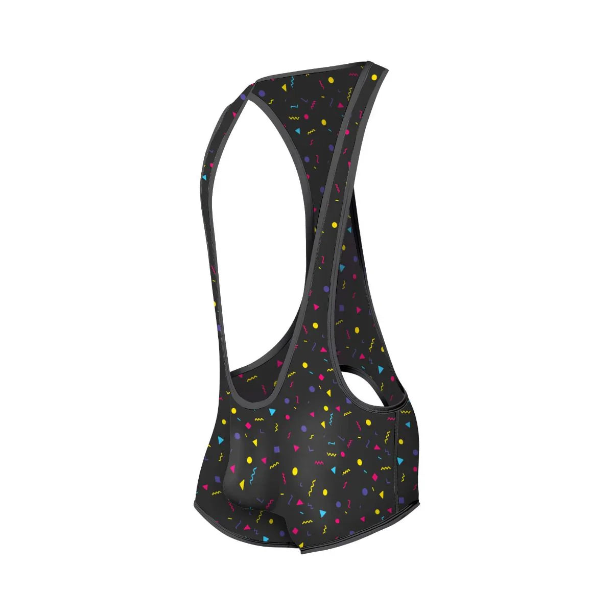 Male Basics MOB Men's Singlet Black Confetti