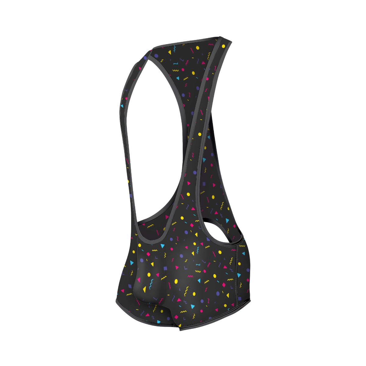 Male Basics MOB Men's Singlet Black Confetti