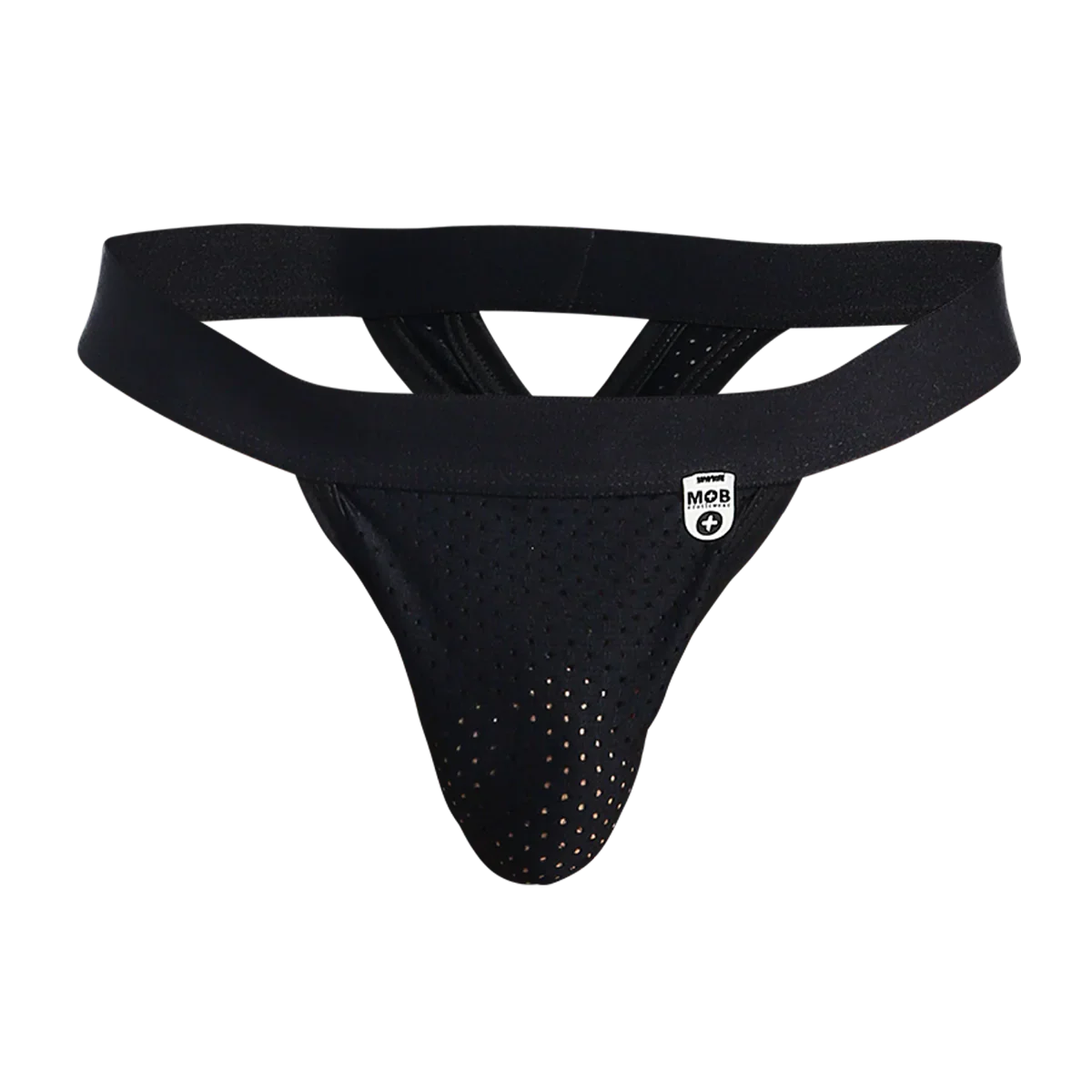 Male Basics MOB Men's Mesh Y Thong Black