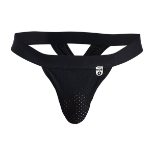 Male Basics MOB Men's Mesh Y Thong Black