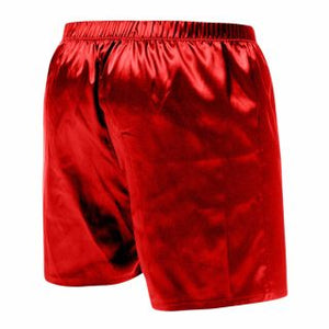 Male Basics Premium Satin Shorts Red