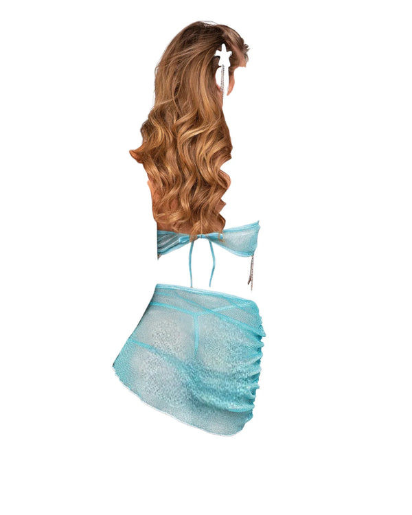 Le'Antoinette Brown Sugar Mesh Mermaid Skirt main image 1