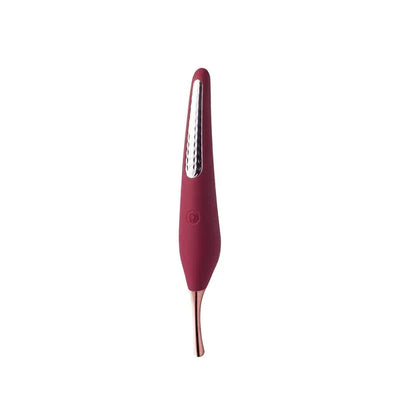 Ms. Honey Pinpoint Clit Vibrator & Nipple Stimulator Red Wine
