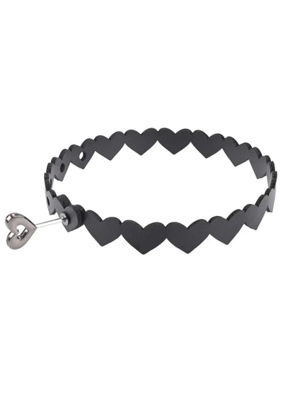 Sportsheets Sex & Mischief Heart Day Collar Black