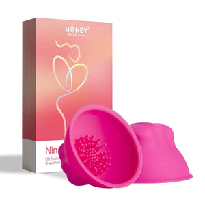 Nina 12 Mode Vibrating Nipple Suckers Pink