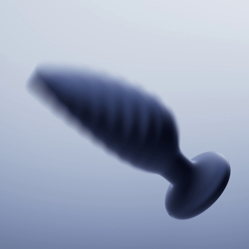 Noah App-Controlled Rotating Butt Plug Navy Blue