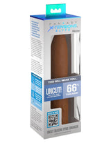 Fantasy X-tensions Elite Uncut 7 in. Open-Ended Silicone Penis Enhancement Sleeve