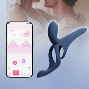 Pleasure Pivot Penis Girth Enhancing App-Controlled Couples Penis Ring Vibrator