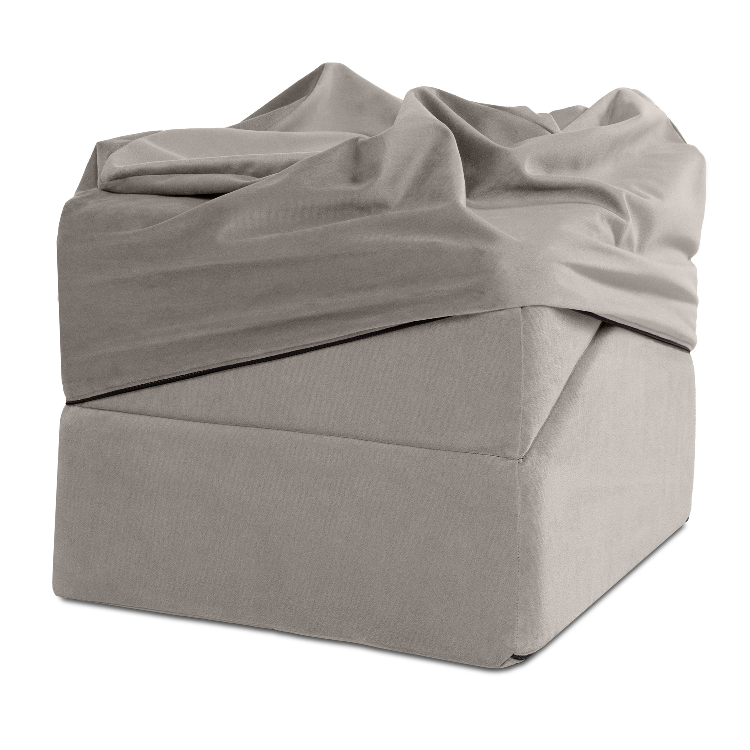 Liberator New and Improved Flip Ramp and Ottoman Couples with Slip Cover