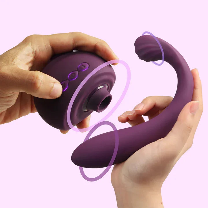 Tracy's Dog OG3 Detachable Clitoral 3-N-1 Poseable Pleasure Air Dual S - Romantic Blessings Tracy's Dog OG3 Detachable Clitoral 3-N-1 Poseable Pleasure Air Dual S - Romantic Blessings