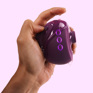 Tracy's Dog OG3 Detachable Clitoral 3-N-1 Poseable Pleasure Air Dual Sucking Vibrator Purple