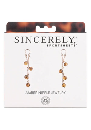 Sincerely, Sportsheets Amber Adjustable Nipple Jewelry Tortoiseshell