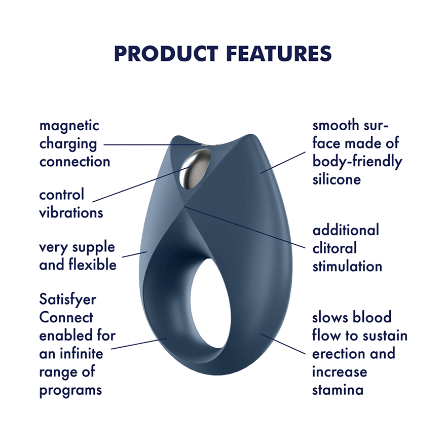 Satisfyer Couples Kit 2 includes Double Joy G-Spot & Clit Vibe and Royal One Penis Ring Vibe