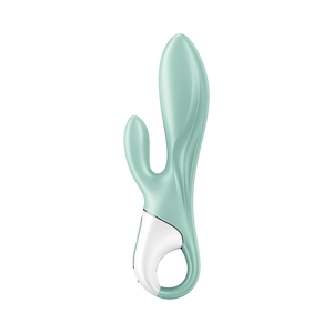 Satisfyer Air Pump Bunny 5+ 12 Mode Inflatable Rabbit Vibrator with Connect App Mint