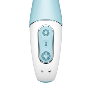 Satisfyer Air Pump Inflatable G-Spot Vibrator 5+ with Connect App Blue
