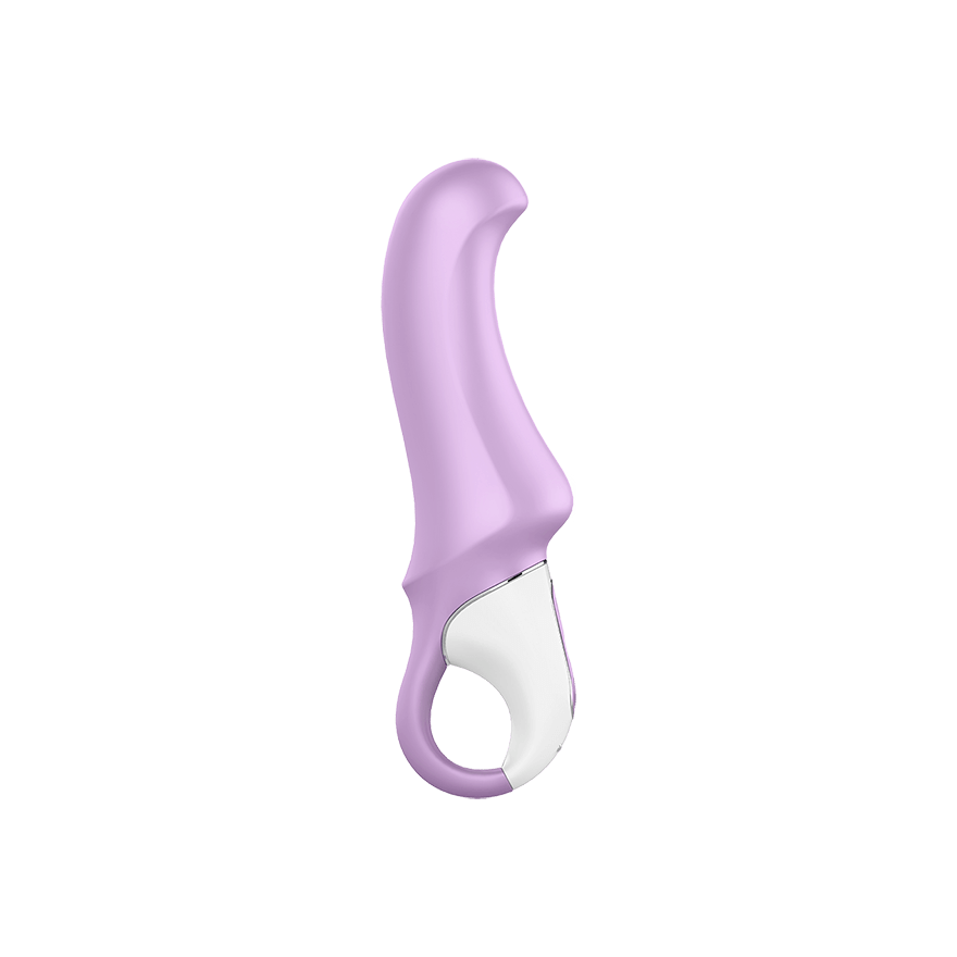 Satisfyer Charming Smile Flexible Silicone G-Spot Vibrator Waterproof Lavender