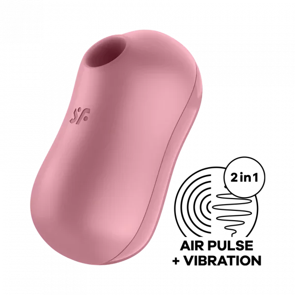 Satisfyer Cotton Candy Rechargeable Silicone Clitoral Stimulator with Air Pulse Technology