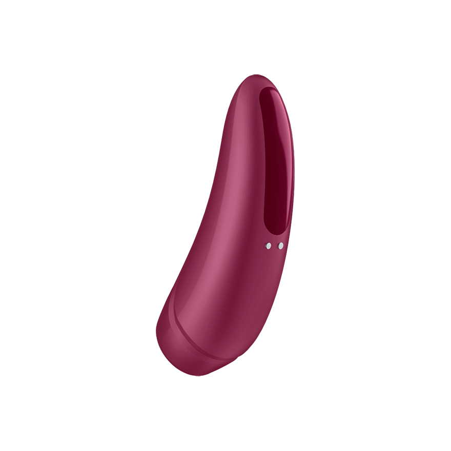 Satisfyer Curvy 1+ 2-N-1 Rechargeable Silicone Clitoral Stimulator with Air Pulse Technology