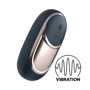 Satisfyer Lay-Ons Dark Desire Silicone Magnetic USB Recharge Vibrator Waterproof Black