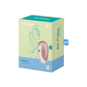 Satisfyer Deluxe Silicone Rechargeable Clitoral Stimulator with Air Wave Technology