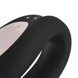Satisfyer Double Joy Rechargeable Silicone Couples App Enabled Dual Stimulating Vibrator