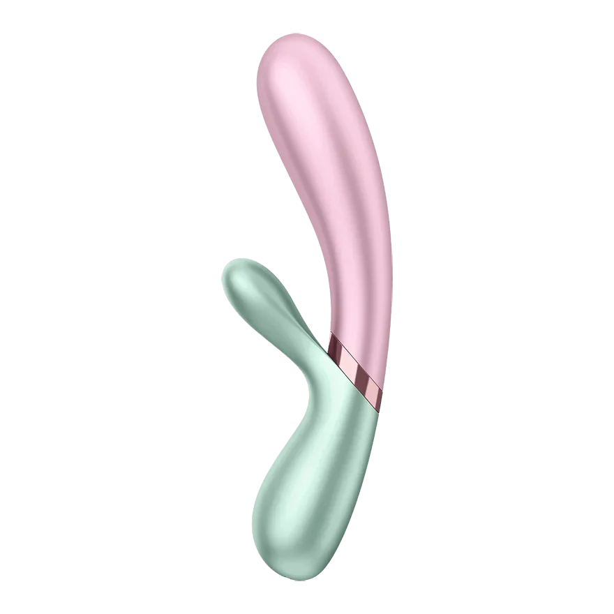 Satisfyer Hot Lover Silicone Warming Dual-Stim App Enabled Rabbit Vibrator