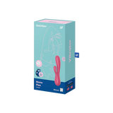Satisfyer Mono Flex Rechargeable Silicone 50 Vibration Combo App Enabled Rabbit Vibrator