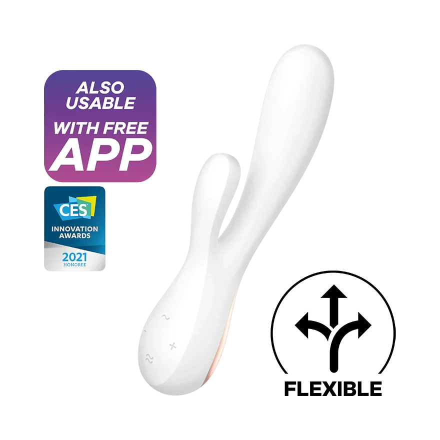 Satisfyer Mono Flex Rechargeable Silicone 50 Vibration Combo App Enabl - Romantic Blessings Satisfyer Mono Flex Rechargeable Silicone 50 Vibration Combo App Enabl - Romantic Blessings
