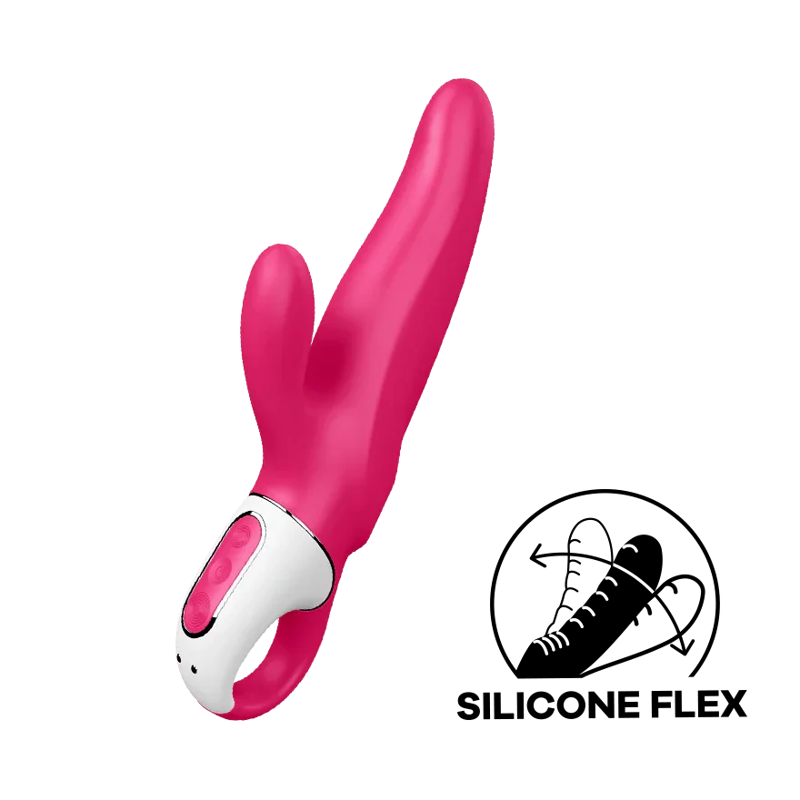 Satisfyer Mr. Rabbit Vibrator G-Spot and Clitoris Stimulator Waterproof Pink