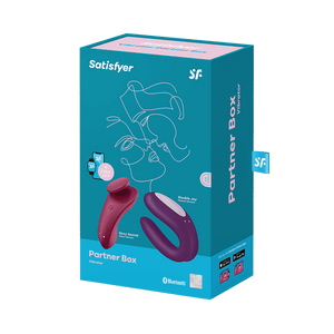 Satisfyer Couples Kit 1 Includes Sexy Secret Panty and Double Joy Couple's Vibrator