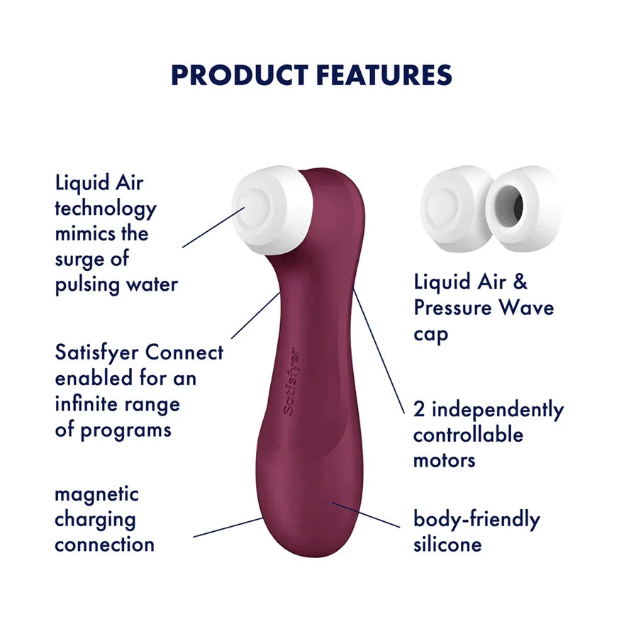 Satisfyer Pro 2 Generation 3 with Connect App Silicone Clitoral Stimulator