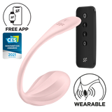 Satisfyer Ribbed Petal Textured Wearable G-Spot Vibe with Remote Control and App