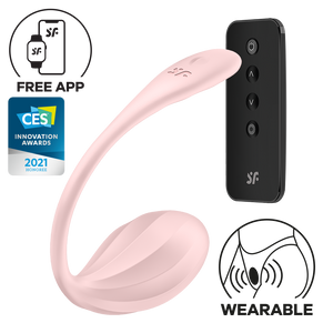 Satisfyer Ribbed Petal Textured Wearable G-Spot Vibe with Remote Control and App